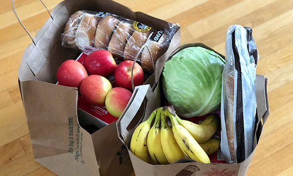 delivery of fresh groceries