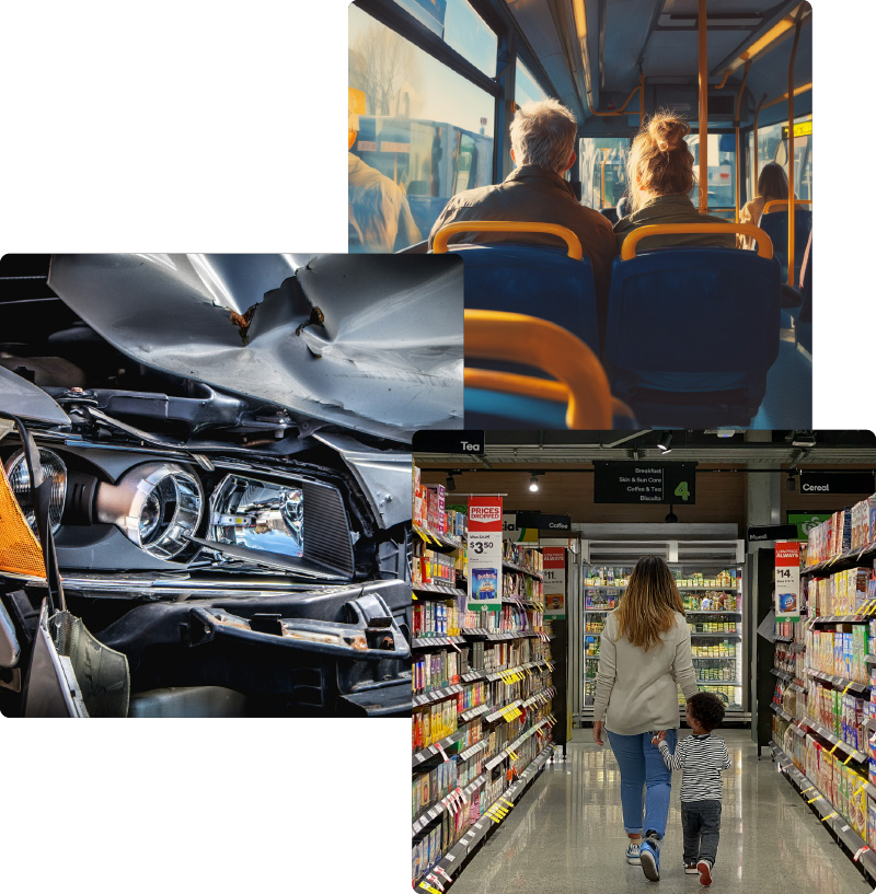 Images of the scenarios that our voices are dealing with.